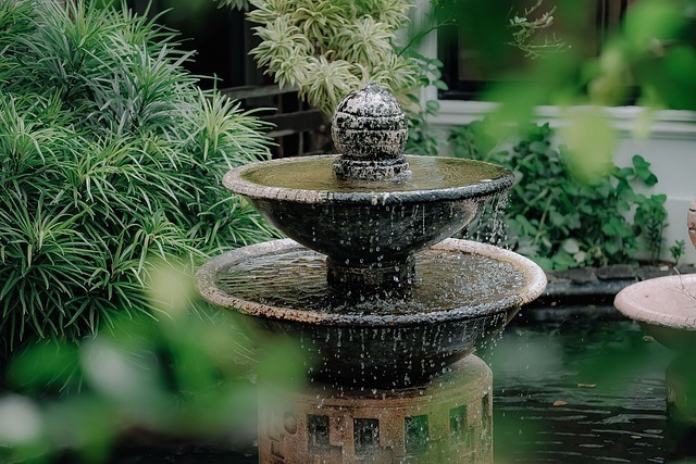 Types and benefits of outdoor water fountains